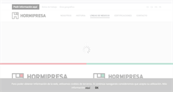 Desktop Screenshot of hormipresa.com